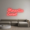 Custom neon sign Maravillas
S...