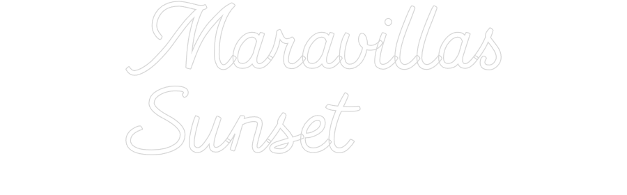 Custom neon sign Maravillas
S...