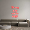 Custom neon sign The movies
o...