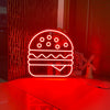Hamburger Neon Light