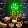 Hamburger Neon Light