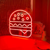 Hamburger Neon Light