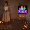 Colorful Happy Birthday Neon Light