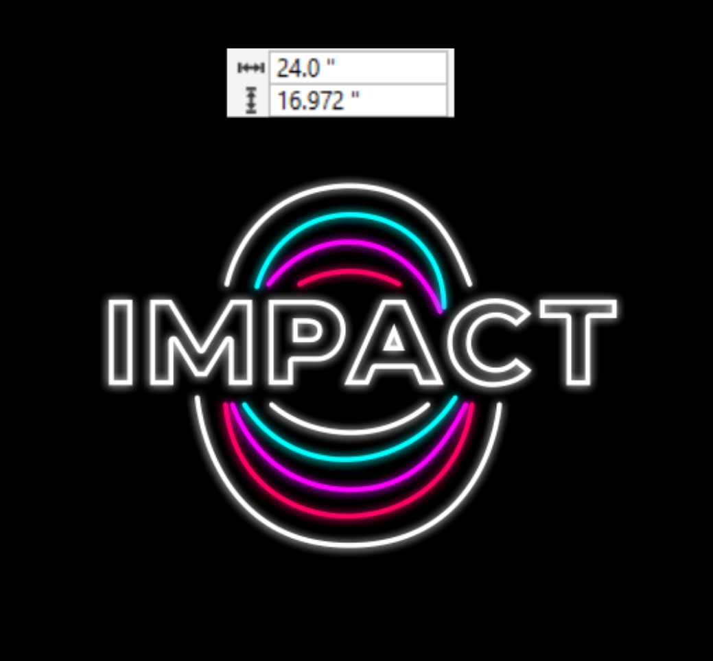 Client's LOGO Design Neon