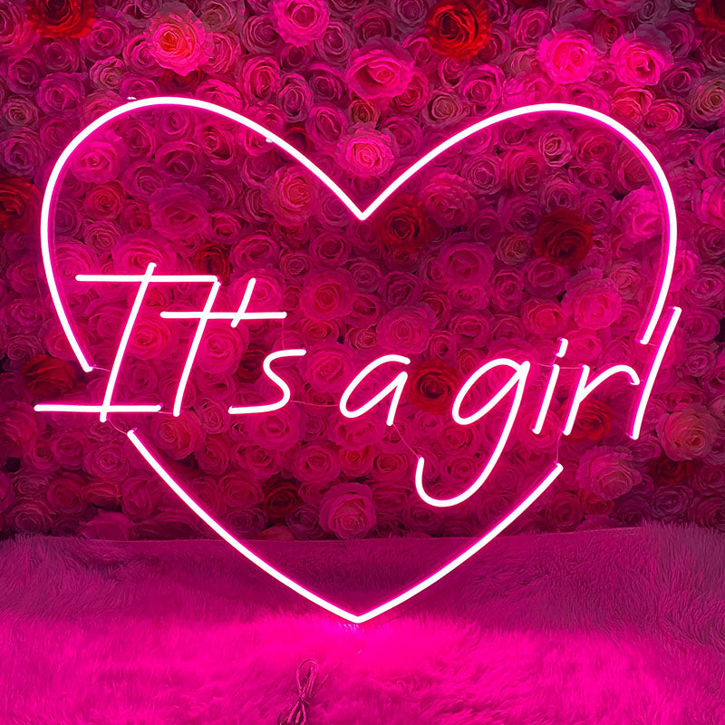 It's a girl ❤ neon sign