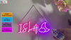 Name with Night Sky Neon Light