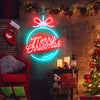 Candy merry Christmas gifts decorated neon lights - neonpartys.co.uk
