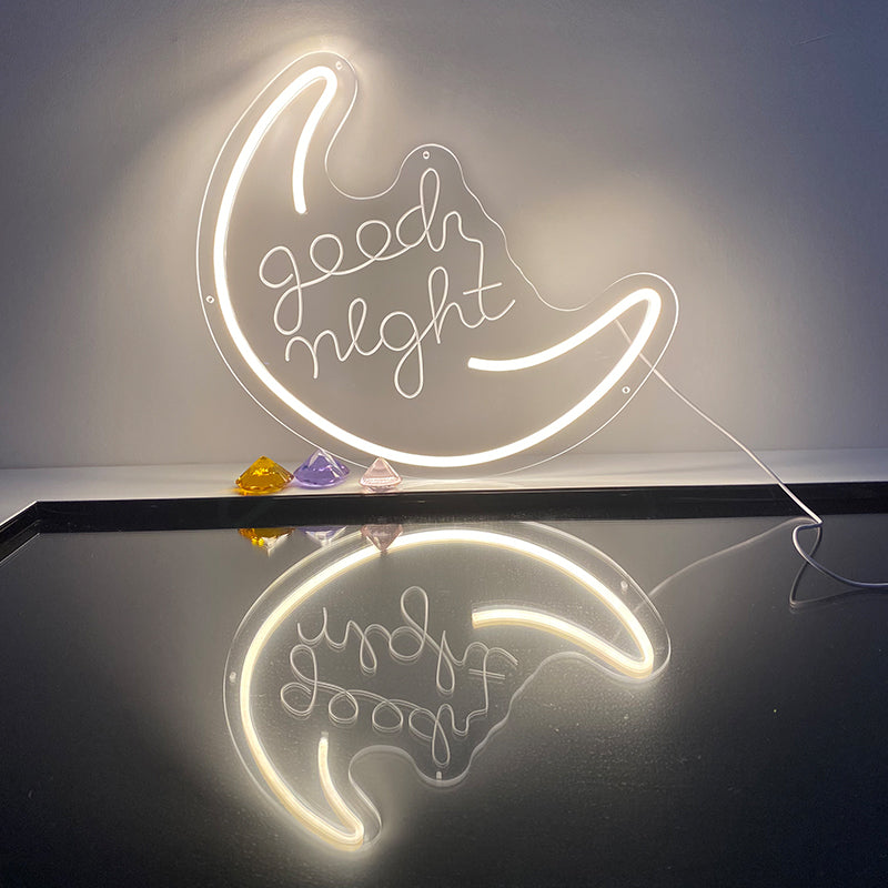 Moon Neon lights - neonpartys.co.uk