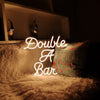 double a bar neon lights - neonpartys.co.uk
