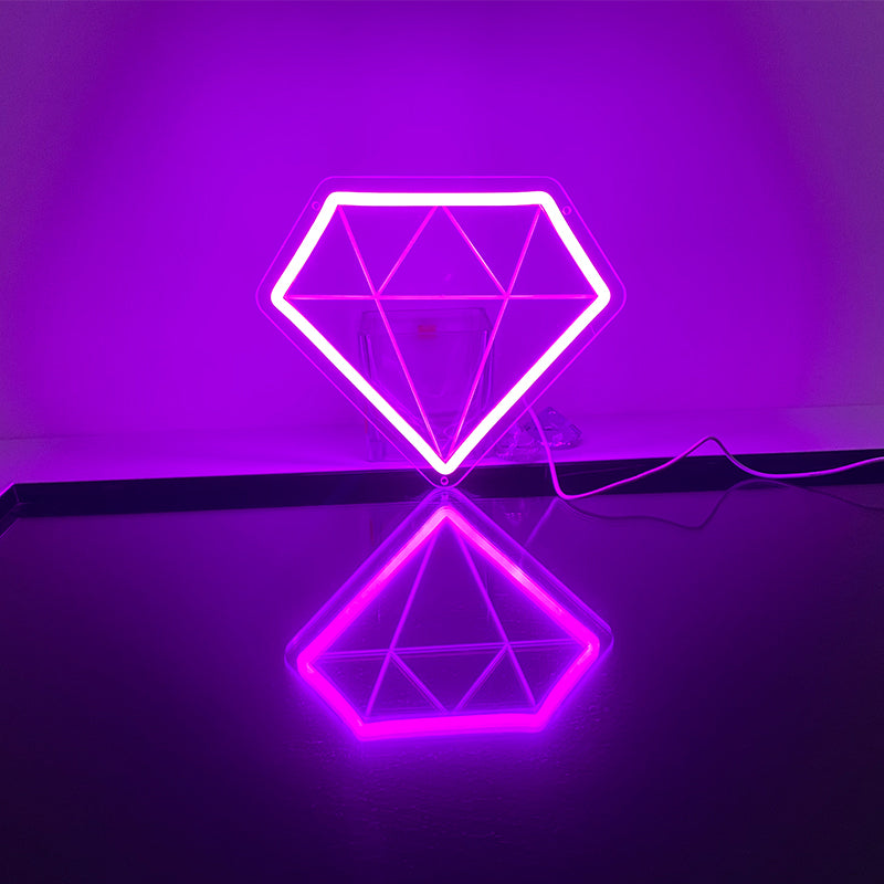 Diamond Neon lights - neonpartys.co.uk
