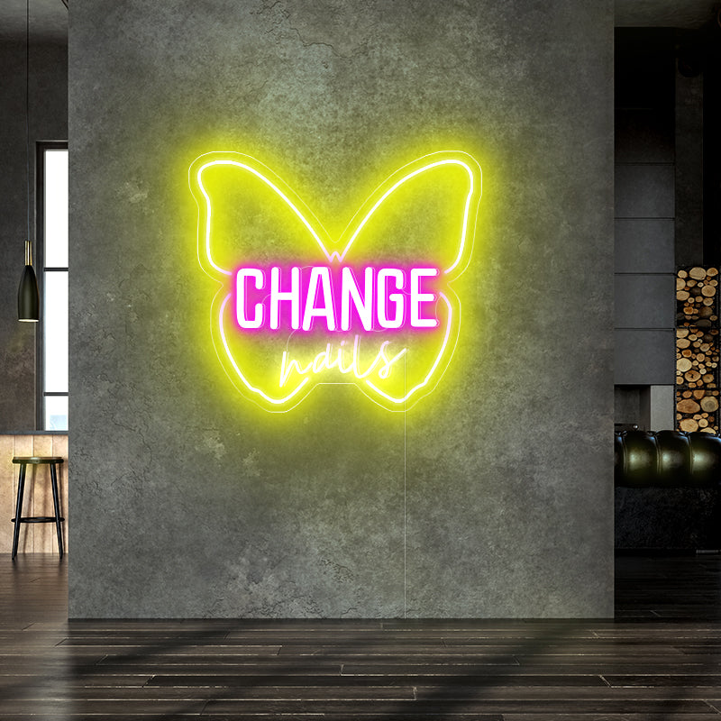 Butterfly design neon - neonpartys.co.uk