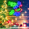 Santa Neon Sign