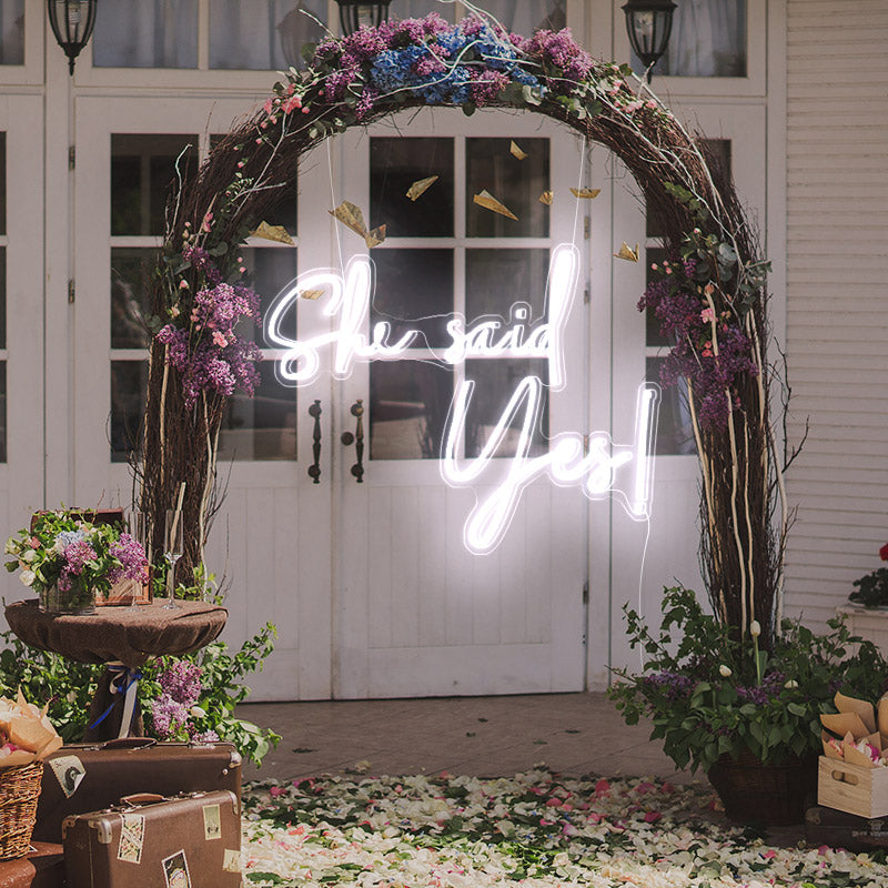 she say yes - neonpartys.co.uk