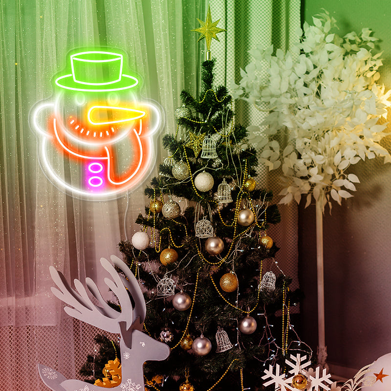 Snowman Christmas  Decorations - neonpartys.co.uk