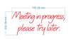 meeting in progress please try later