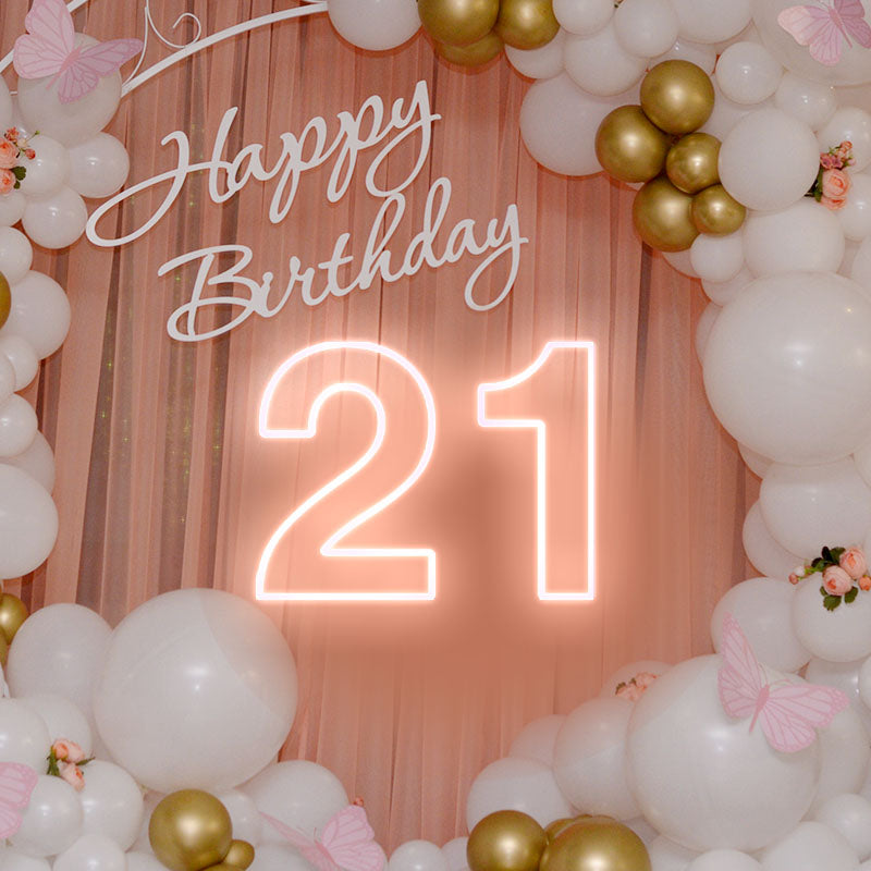 21Birthday neon Signs - neonpartys.co.uk