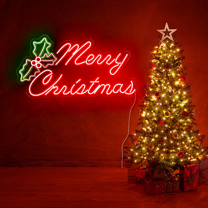 Merry Christmas neon sign
