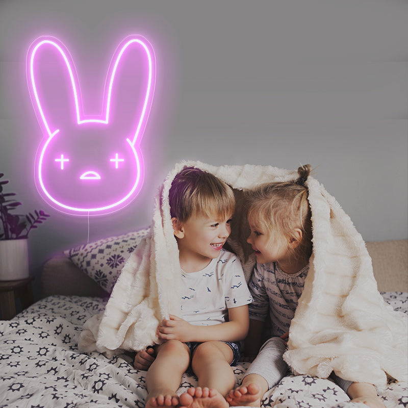 Rabbit head design neon - neonpartys.co.uk