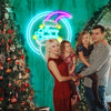 Personalized santa neon sign