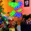 Santa Neon Sign