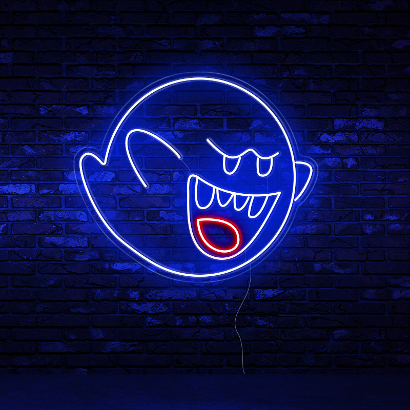 Creative ghost cute neon wall art - neonpartys.co.uk
