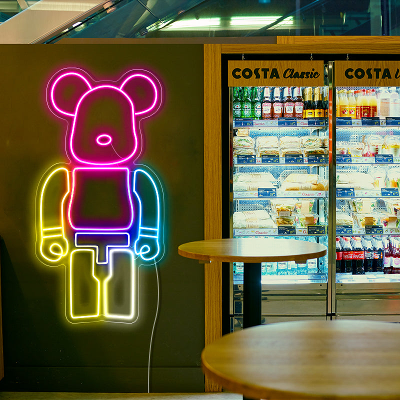 Bear Neon lights - neonpartys.co.uk