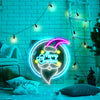 Personalized santa neon sign