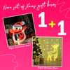 Snowman Neon&Reindeer neon sign light Xmas gift box