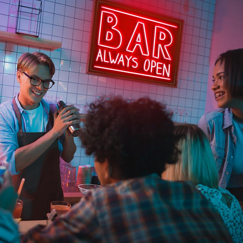 welcome bar signs - neonpartys.co.uk