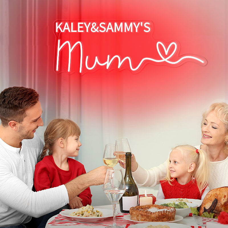 Kaley&Sammy's MUM neon