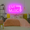 LIVE MUSIC party sign