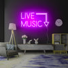 LIVE MUSIC party sign