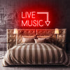 LIVE MUSIC party sign
