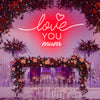 Love you mum neon light