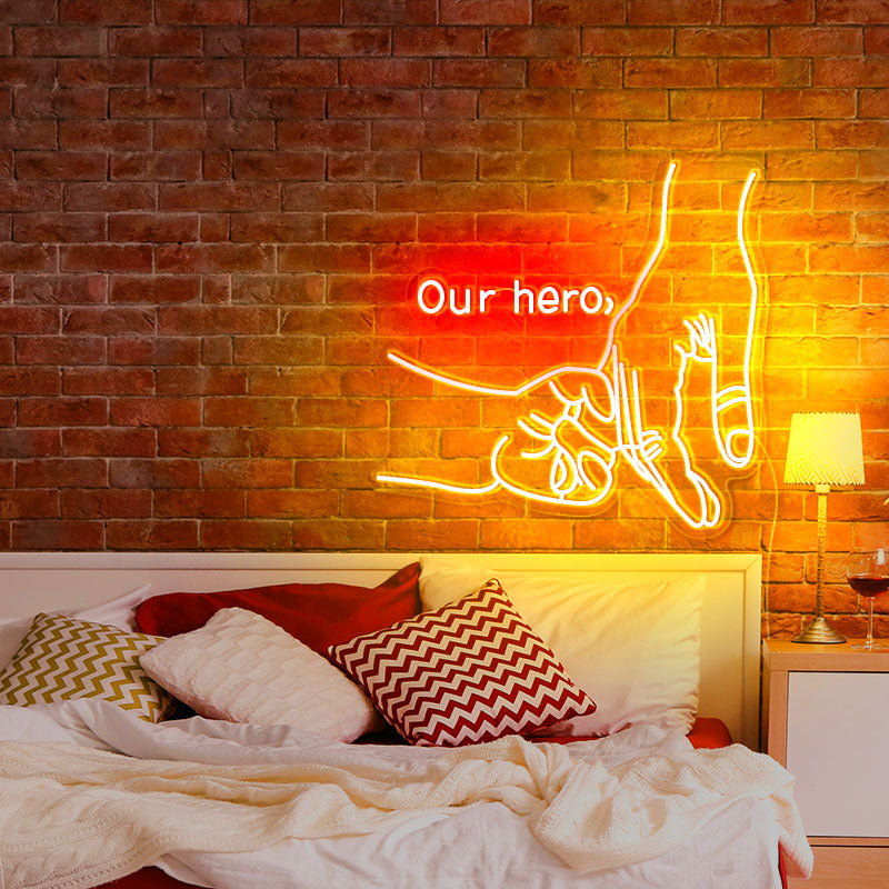 Our Hero Neon Sign