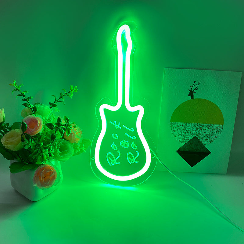 Guitar Neon lights - neonpartys.co.uk