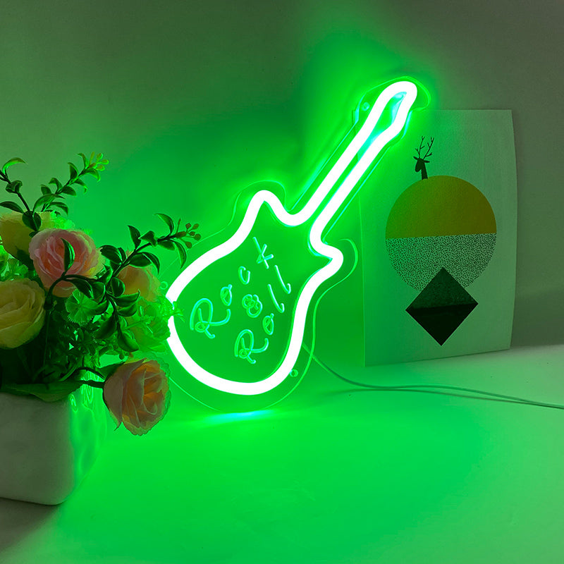 Guitar Neon lights - neonpartys.co.uk