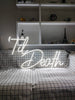 Til Death neon light