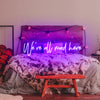We’re all mad here Neon Sign